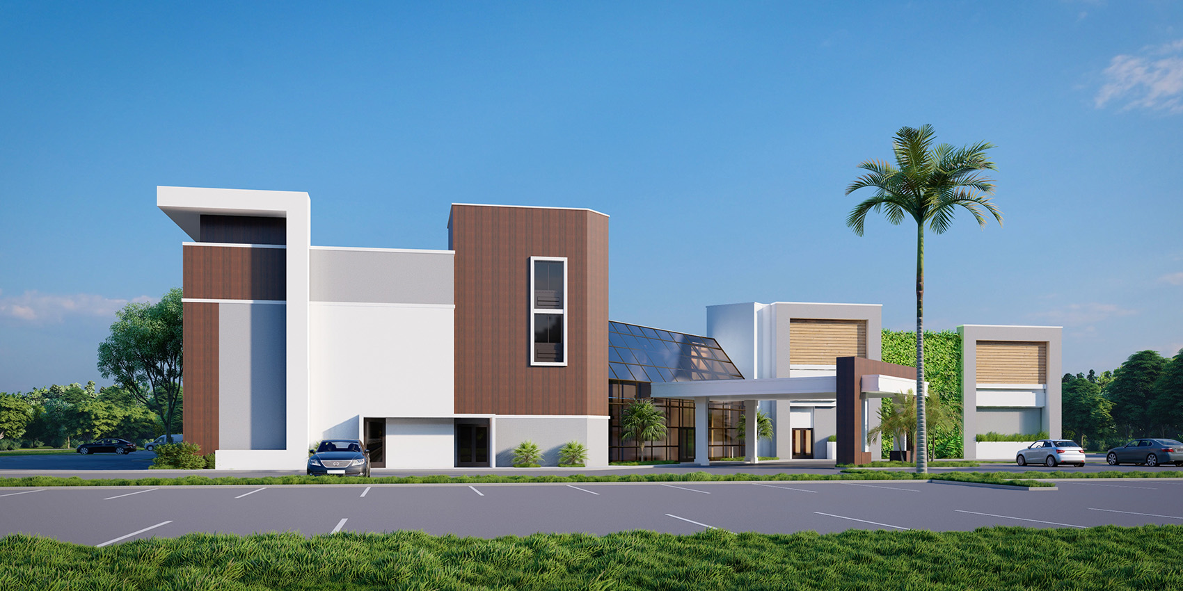Palm Bay building front view